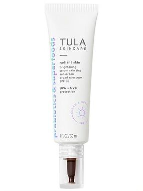 TULA Skincare 30 Deep Neutral Radiant Skin Brightening Serum Skin Tint 1oz